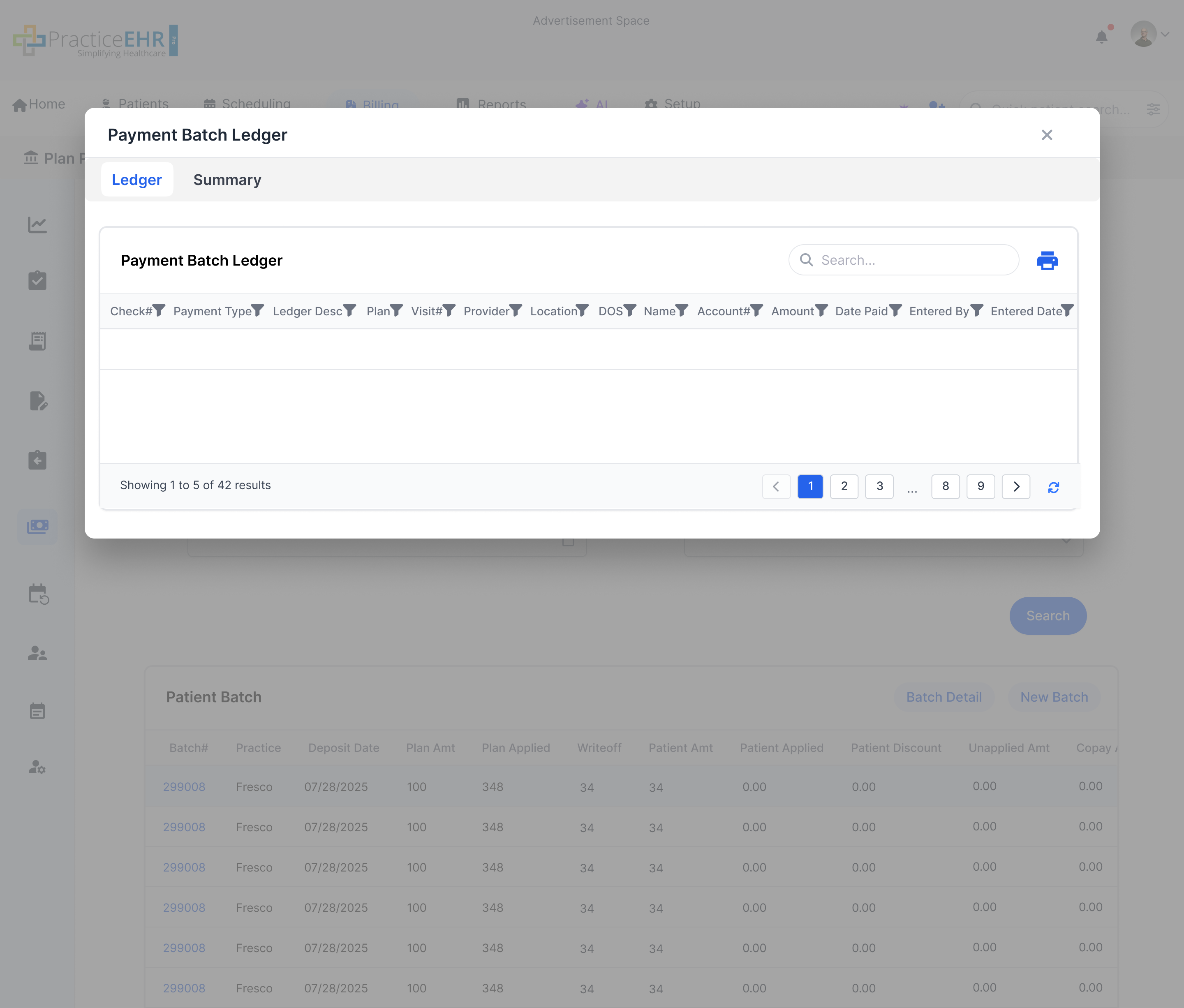 Payment Batch Ledger - Ledger Screenshot
